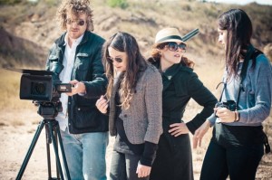 Directing on the Set of The Texas Huntress